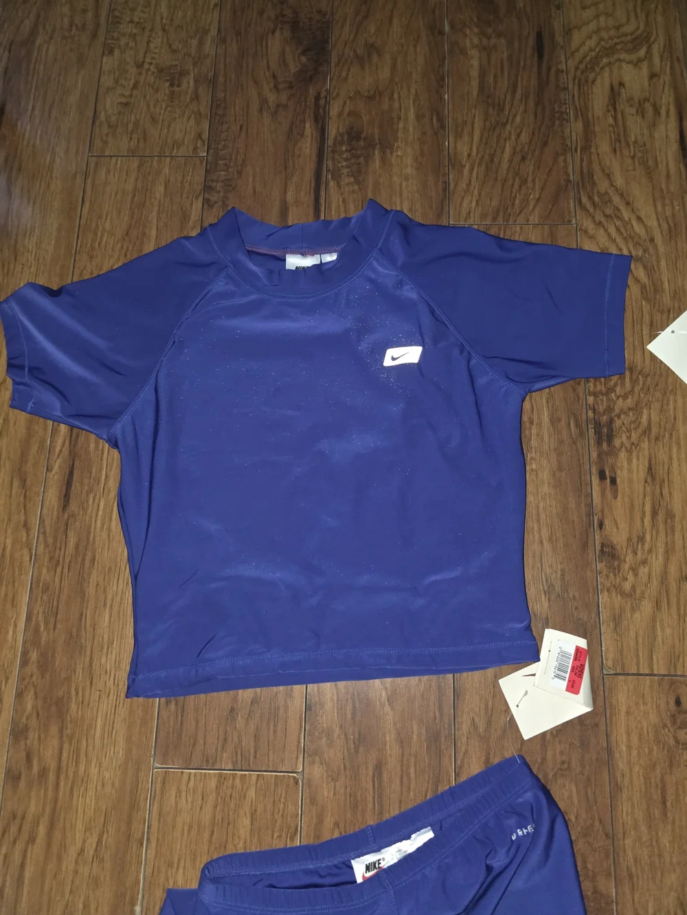 Nike Vintage Purple Athletic Shirt and Shorts Set